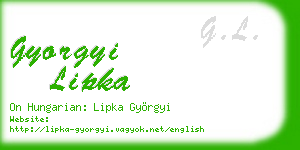 gyorgyi lipka business card